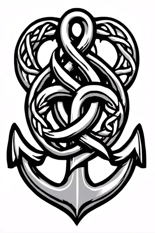 Celtic knot, family, anchor, love tattoo design, add tree of life tattoo design idea
