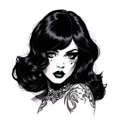 Slut tattoo design idea