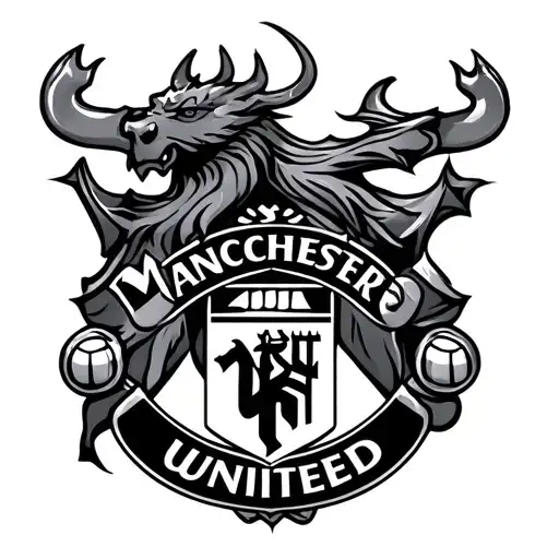 Manchester United devil tattoo design idea