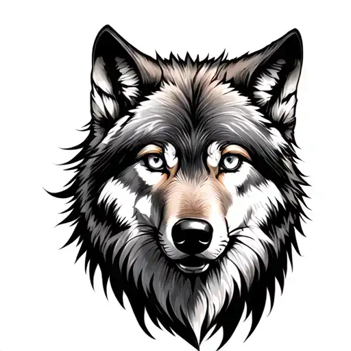 alpha wolf small tattoo tattoo design idea