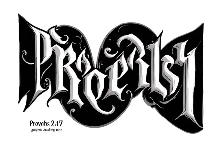 proverbs 27:17 tattoo design idea