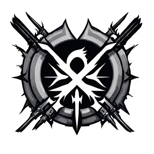 make destiny 2 hunter symbol incorporated tattoo design idea