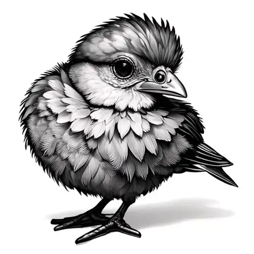 Chick tattoo design idea