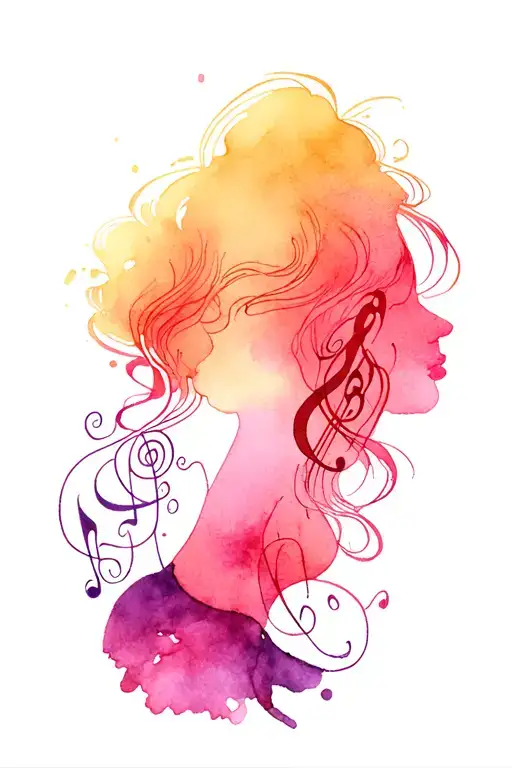 Create a tattoo to describe me, Cassandra, Cancer, Teacher, Mother, Wife, Daughter, Sister, 1982, Empath, music lover tattoo design idea