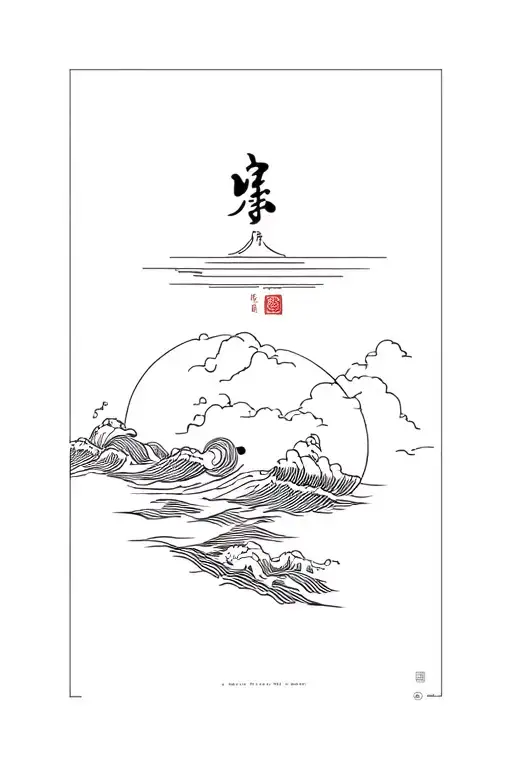 On the expansion of consciousness, the balance in life my taste for Japanese culture and the sea tattoo design idea