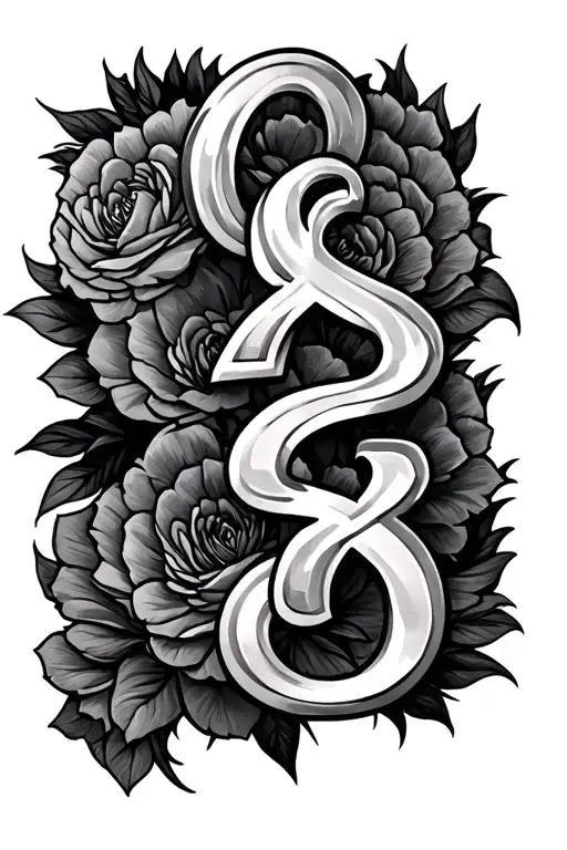 multiple numbers sleeve tattoo tattoo design idea
