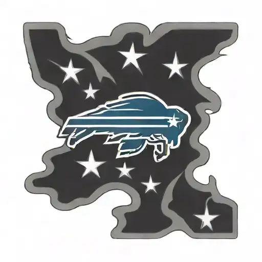 Aires, Buffalo bills logo incorporated tattoo design idea