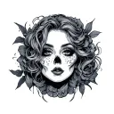 Whore tattoo design idea