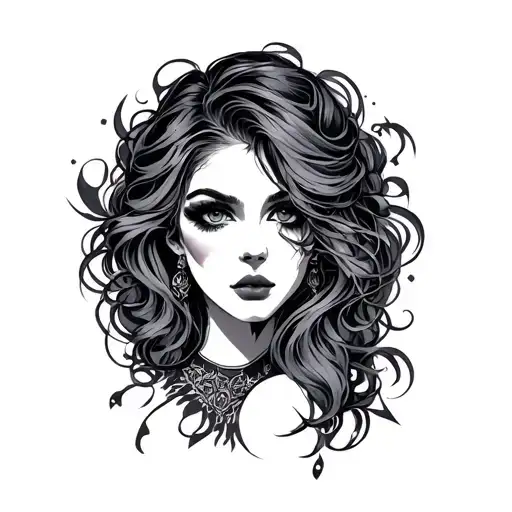 Whore tattoo design idea