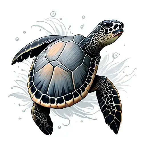 sea turtle in mauri tattoo tattoo design idea