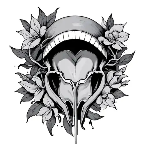 Pubic tattoo design idea