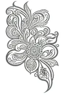 henna design tattoo design idea