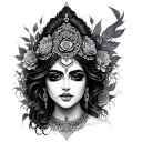 Vasuki tattoo design idea