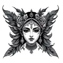 Vasuki tattoo design idea
