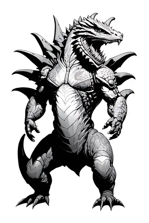 pacific rim kaiju tattoo design idea