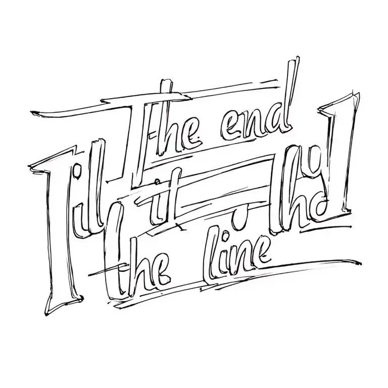 "til the end if the line" winter soldier star  tattoo design idea