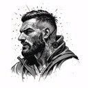 Man In The Arena tattoo design idea