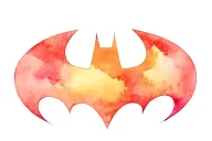batman logo tattoo design idea