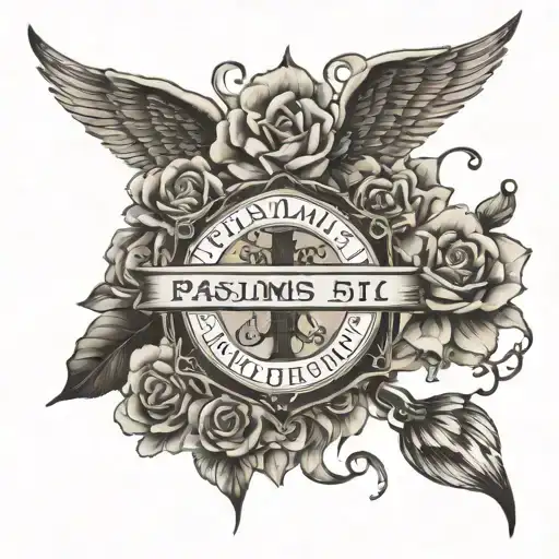 psalms 56:11 tattoo design idea