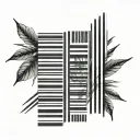barcodes tattoo design idea