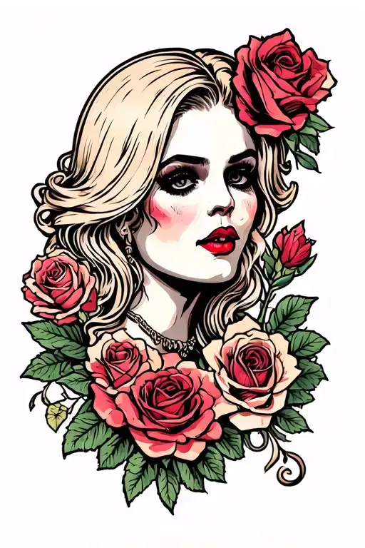 fuck love symbol tattoo design idea