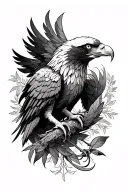 Sixto; Gemini; Philippines eagle intertwined representing tattoo design idea