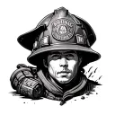 Fallen Firefighter tattoo design idea
