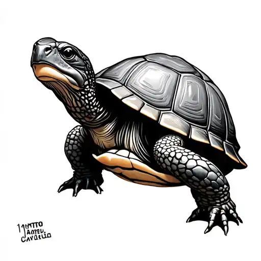 Box Turtle tattoo design idea