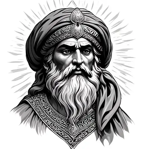 Cyrus Achaemenid, Zoroastrian tattoo design idea