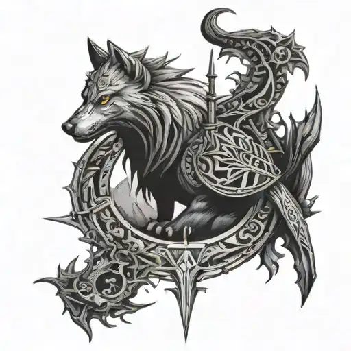 the witcher signs tattoo design idea