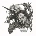 the witcher signs tattoo design idea