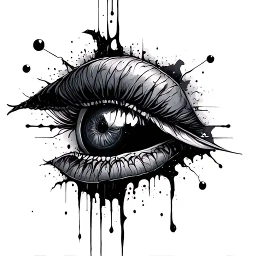 name, date of birth, blood type and abstraction tattoo design idea