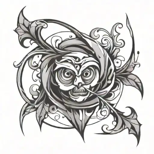 Boredom Symbol tattoo design idea
