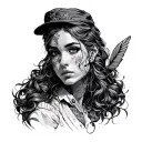 diligence, bravery, ambitions tattoo design idea