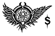 Sobriety symbol integrated tattoo design idea