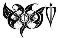 Sobriety symbol integrated tattoo design idea