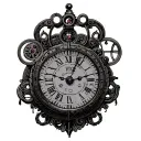 steampunk clock with time and date set to 11/16 tattoo design idea