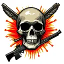 Army Ranger DUI and a skull tattoo design idea