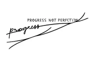 Progress Not Perfection tattoo design idea