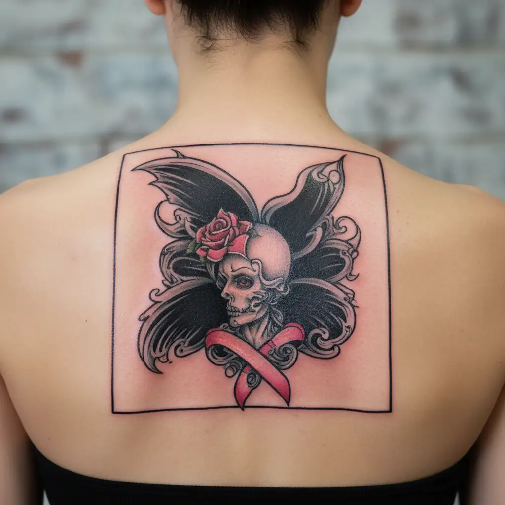 breast cancer  tattoo design idea