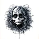 Tim Burton tattoo design idea