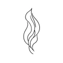 fire flames tattoo design idea