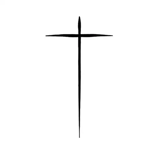 Ocd Christian Cross tattoo design idea