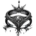 Malenia Elden Ring tattoo design idea