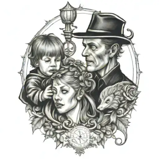 Aberystwyth December Judith Capricorn family Liverpool 31/12/89  tattoo design idea