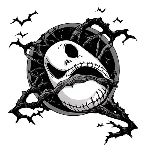 Nightmare Before Christmas tattoo design idea