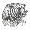 Dad 12/11/55 - 03/20/25 Chicago bears logo incorporated. Romans 8:18 in it tattoo design idea