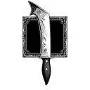 bill the butcher knife tattoo design idea