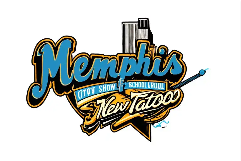 city of memphis tattoo design idea