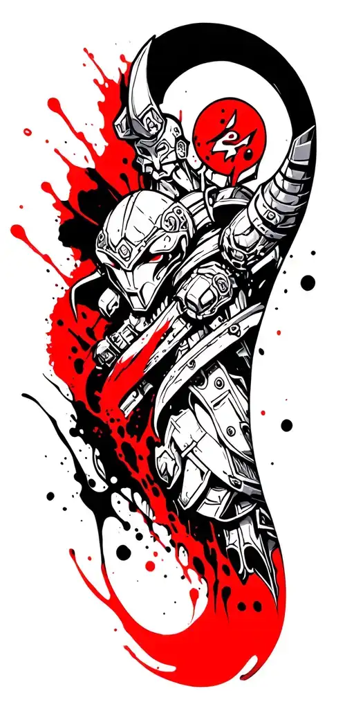 full sleeve in a Viking style, but all about gaming: Pokemon, metroid, World of warcraft, Castlevania, HK, AOE tattoo design idea